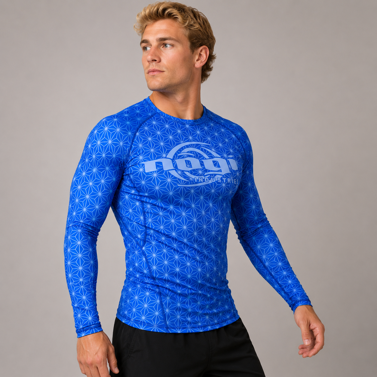 Spectral Long Sleeve Rank Rashguard - Blue (LS)