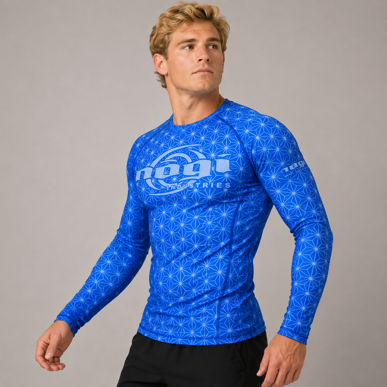 Spectral Long Sleeve Rank Rashguard - Blue (LS)