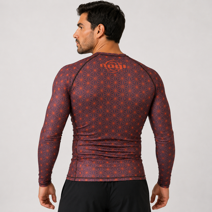 Spectral Long Sleeve Rank Rashguard - Brown (LS)