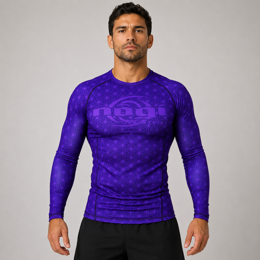 Spectral Long Sleeve Rank Rashguard - Purple (LS)