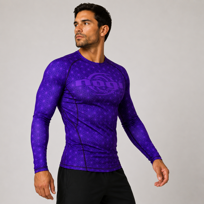 Spectral Long Sleeve Rank Rashguard - Purple (LS)