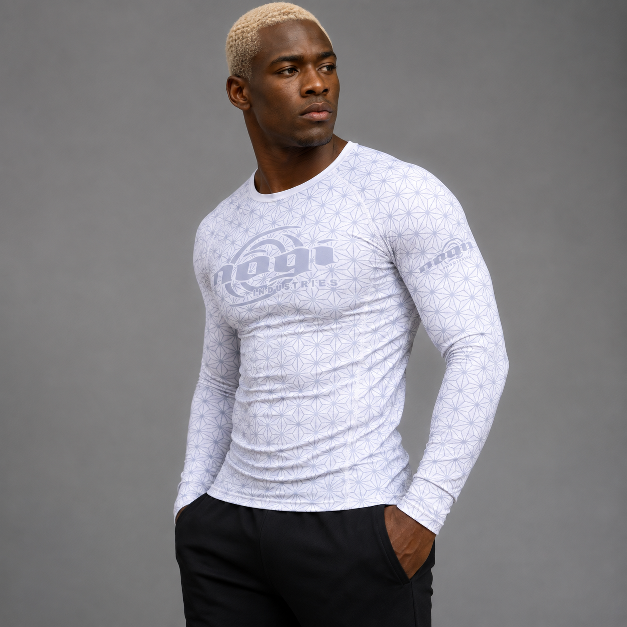 Spectral Long Sleeve Rashguard - White (LS)