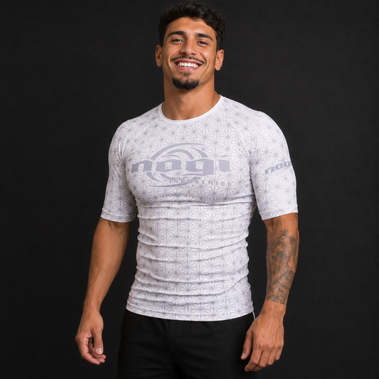 Spectral Short Sleeve Rashguard - White (SS)