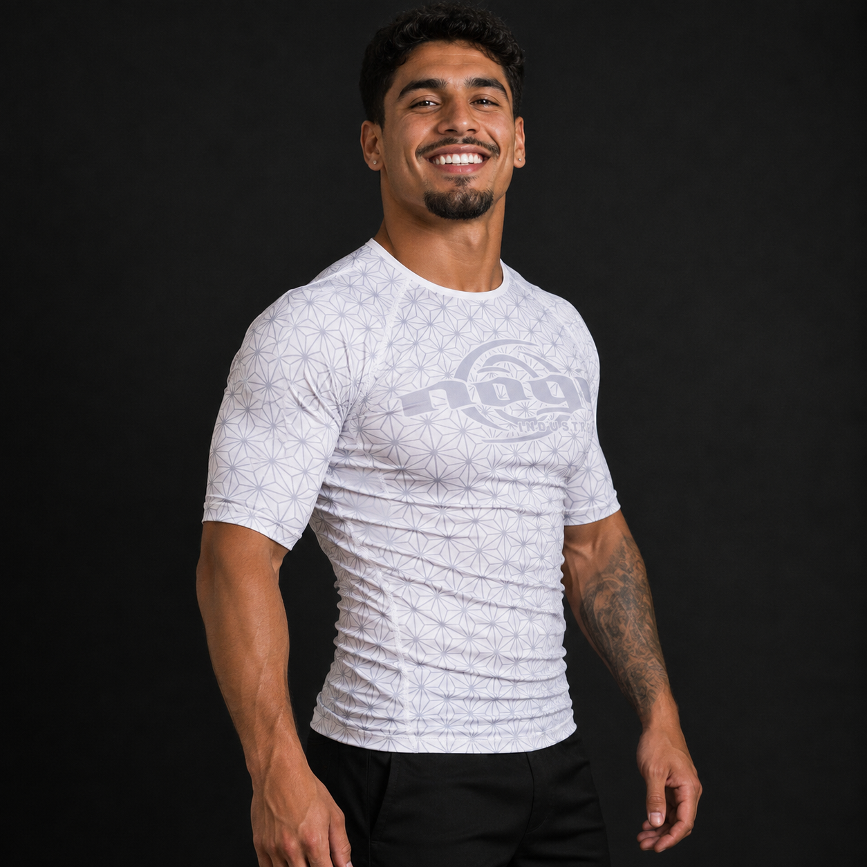Spectral Short Sleeve Rashguard - White (SS)