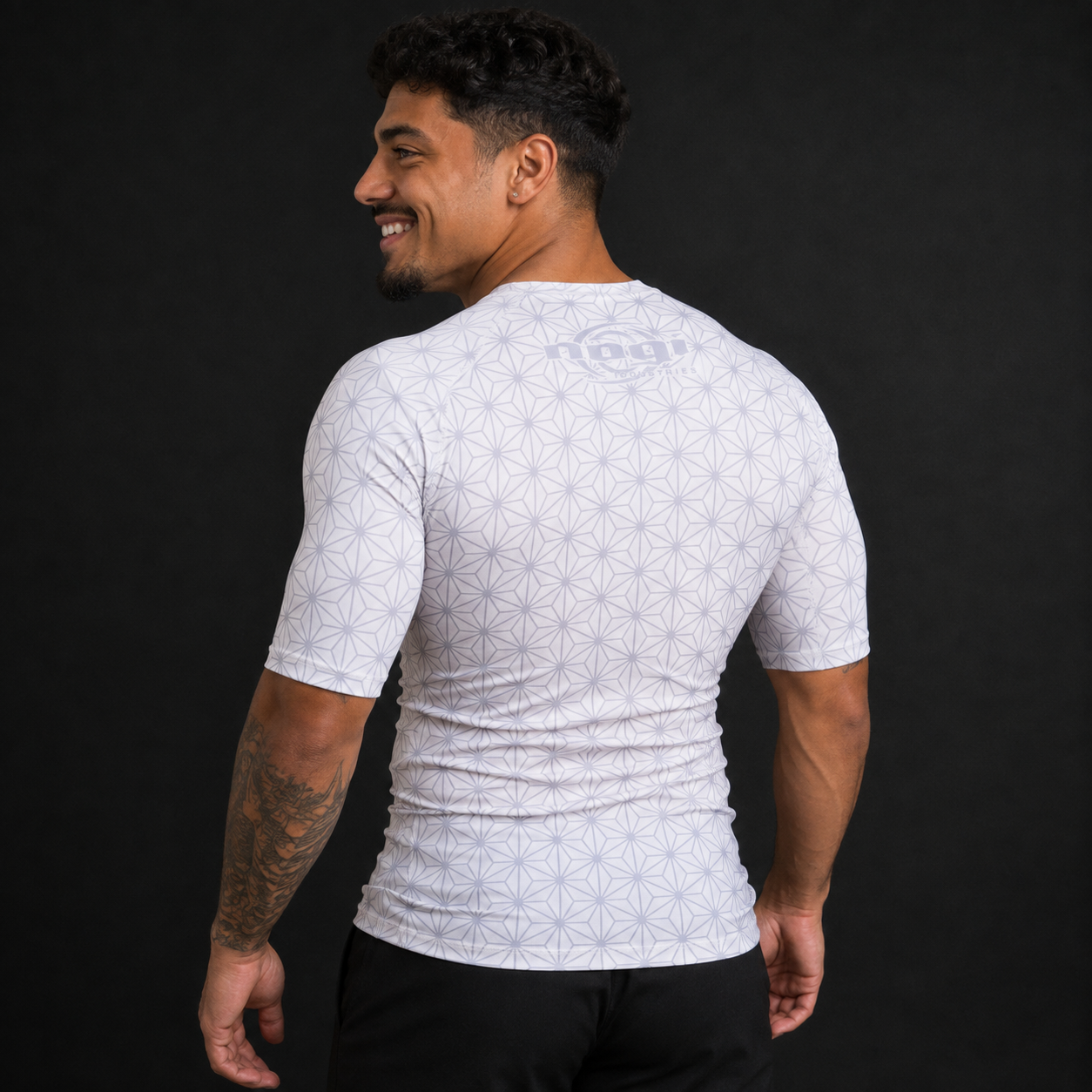 Spectral Short Sleeve Rashguard - White (SS)