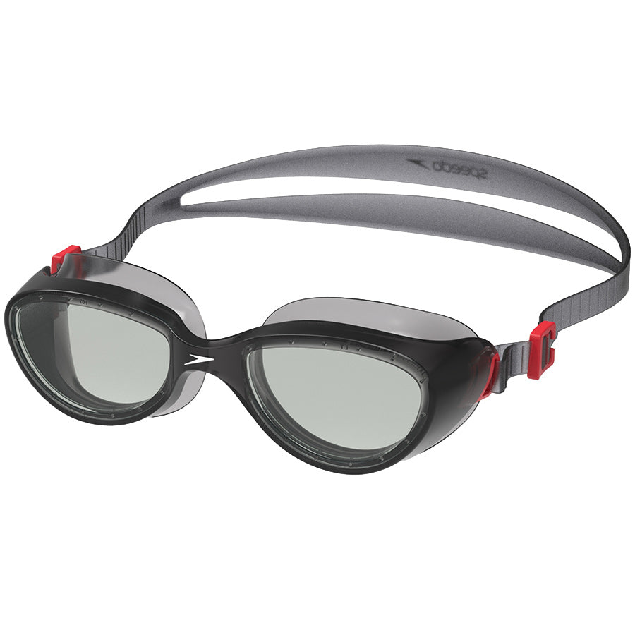 Adult Speedo Black Silicone Goggles
