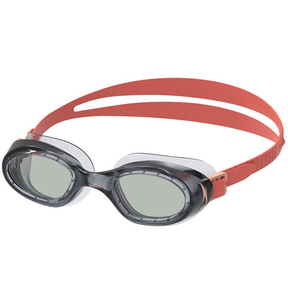 Junior Speedo Black / Red Silicone Goggles