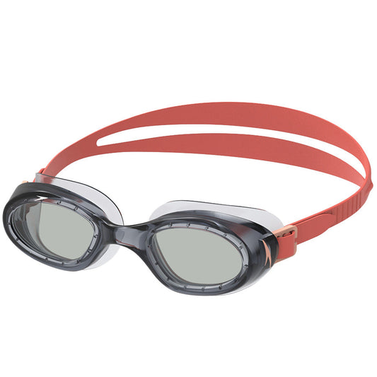 Junior Speedo Black / Red Silicone Goggles