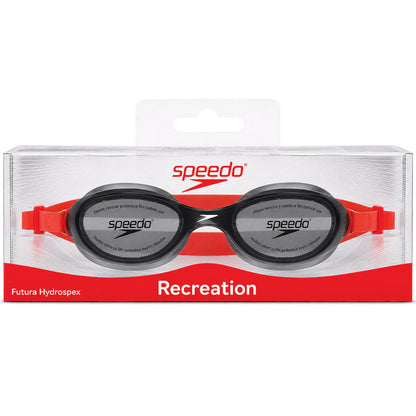 Junior Speedo Black / Red Silicone Goggles