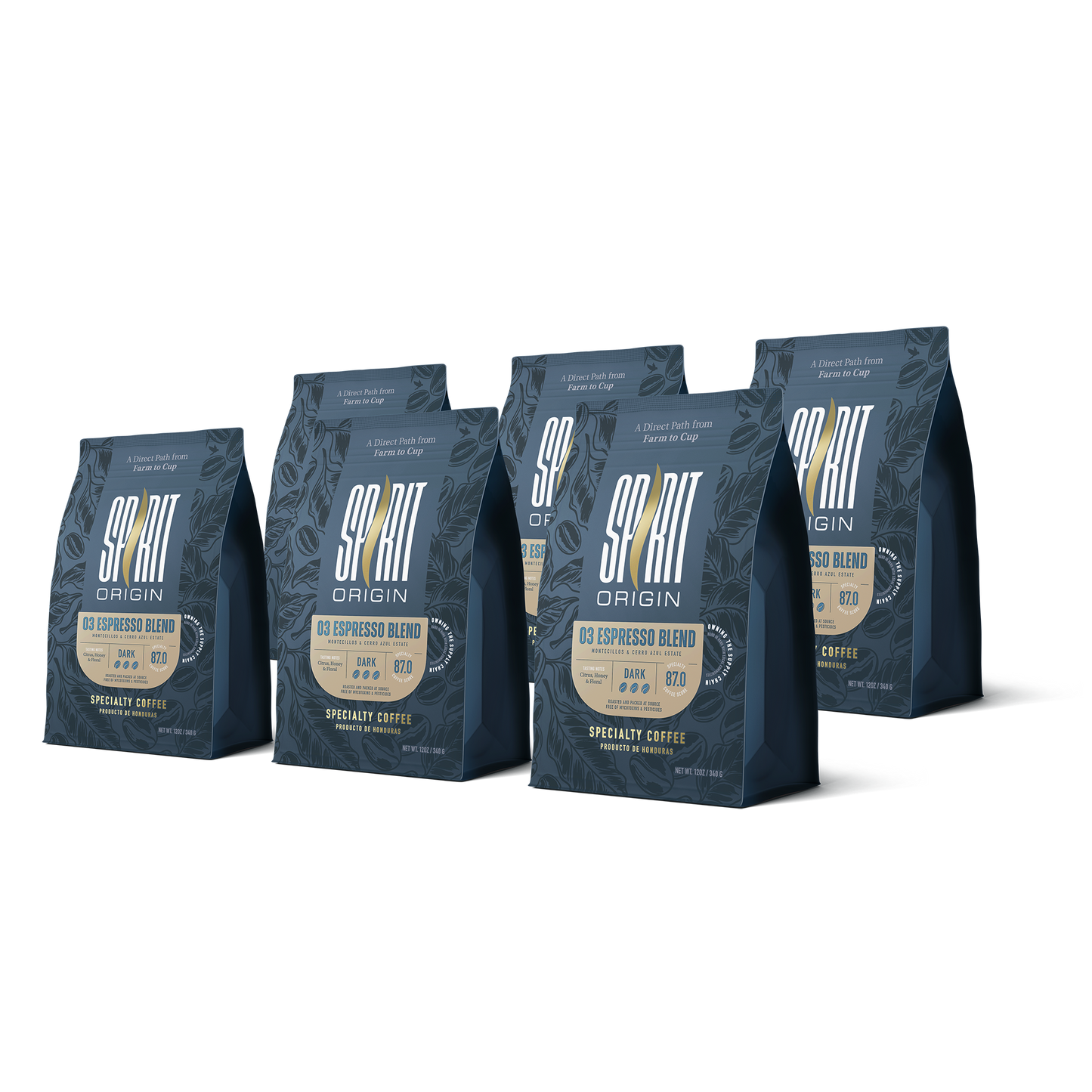Honduran Espresso Blend Coffee - 6-Pack - 4.5LB - Triathlete Store