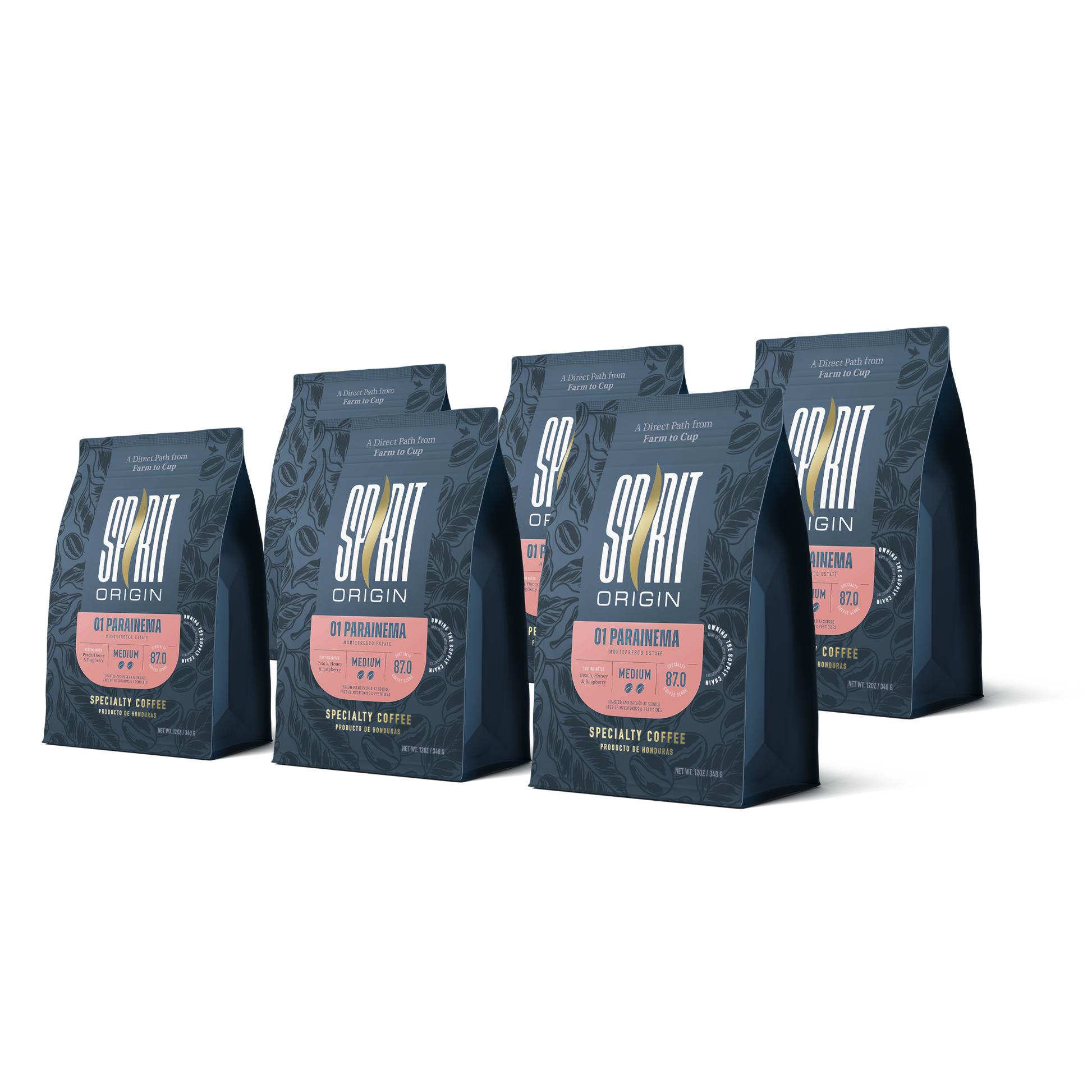 Honduran Parainema Coffee -  6-pack - 4.5lb - Triathlete Store