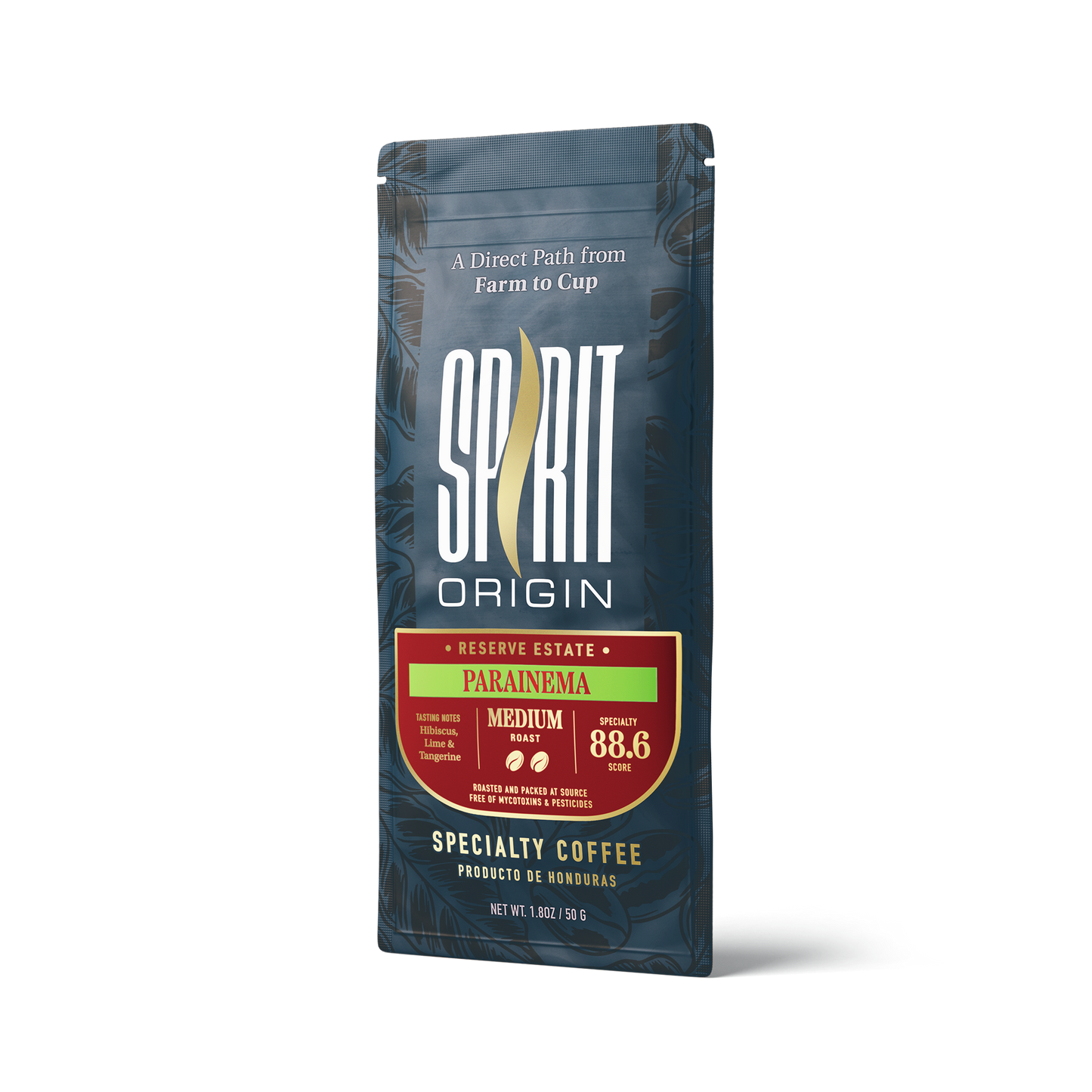 Honduran Cup of Excellence Parainema Coffee 1.8oz (50g) Sample bag - Triathlete Store