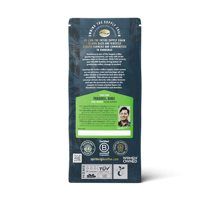Honduran Cup of Excellence Parainema Coffee 1.8oz (50g) Sample bag - Triathlete Store