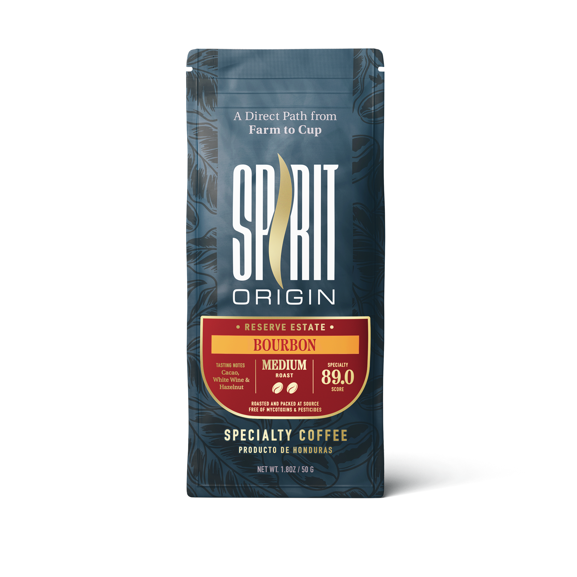 Honduran Bourbon Coffee 1.8oz (50g) Sample bag - Triathlete Store