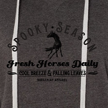 Spooky Season Hoodie: Grey & White