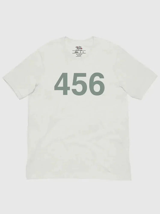 Squid Game Player 456 White T-Shirt