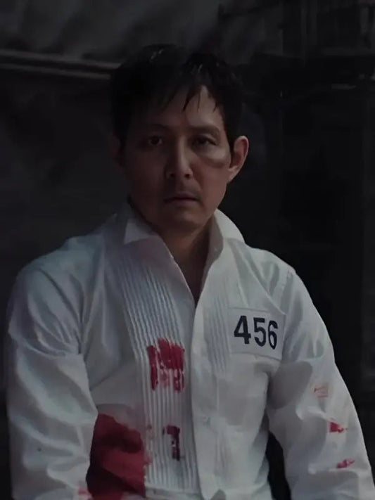 Squid Game S03 Lee Jung-Jae White Shirt
