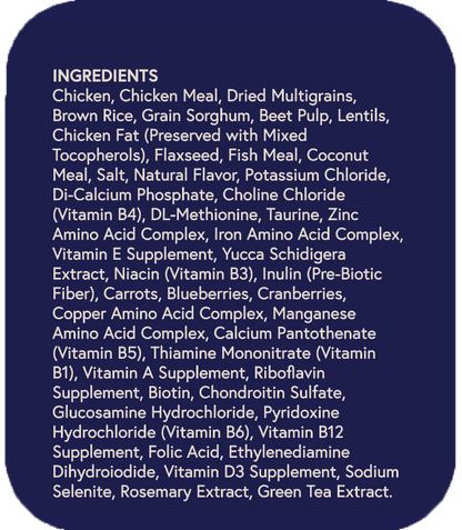 Senior Chicken & Multigrain Recipe