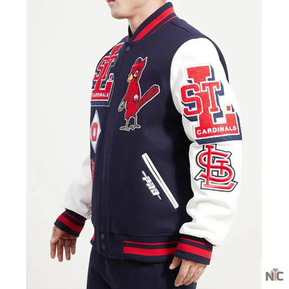 St Louis Cardinals Mash Up Varsity Jacket