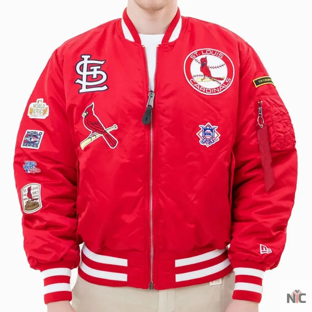 St. Louis Cardinals Bomber MA-1 Jacket