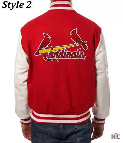 St. Louis Cardinals Letterman Two Tone Jacket