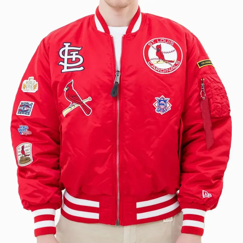 St. Louis Cardinals Bomber MA-1 Jacket