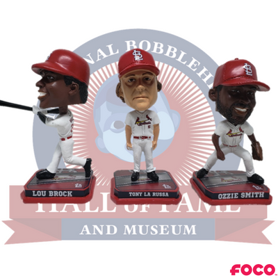 St. Louis Cardinals Mini Set of 3 Legends Bobbleheads