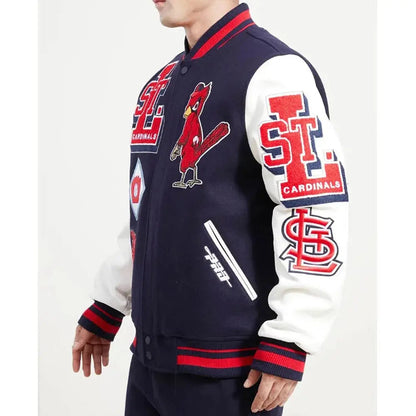 St Louis Cardinals Mash Up Varsity Jacket