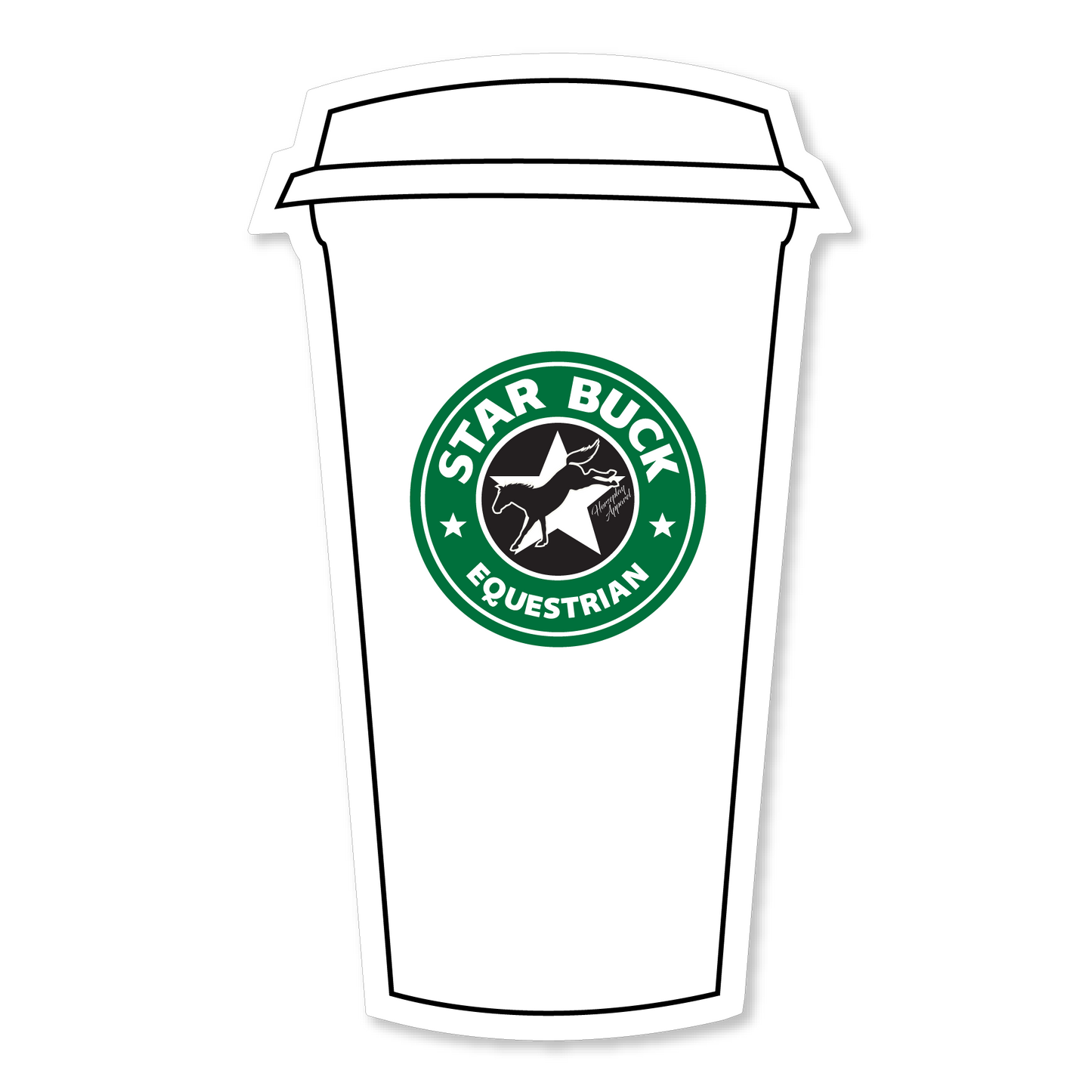 Starbuck Equestrian Cup Sticker