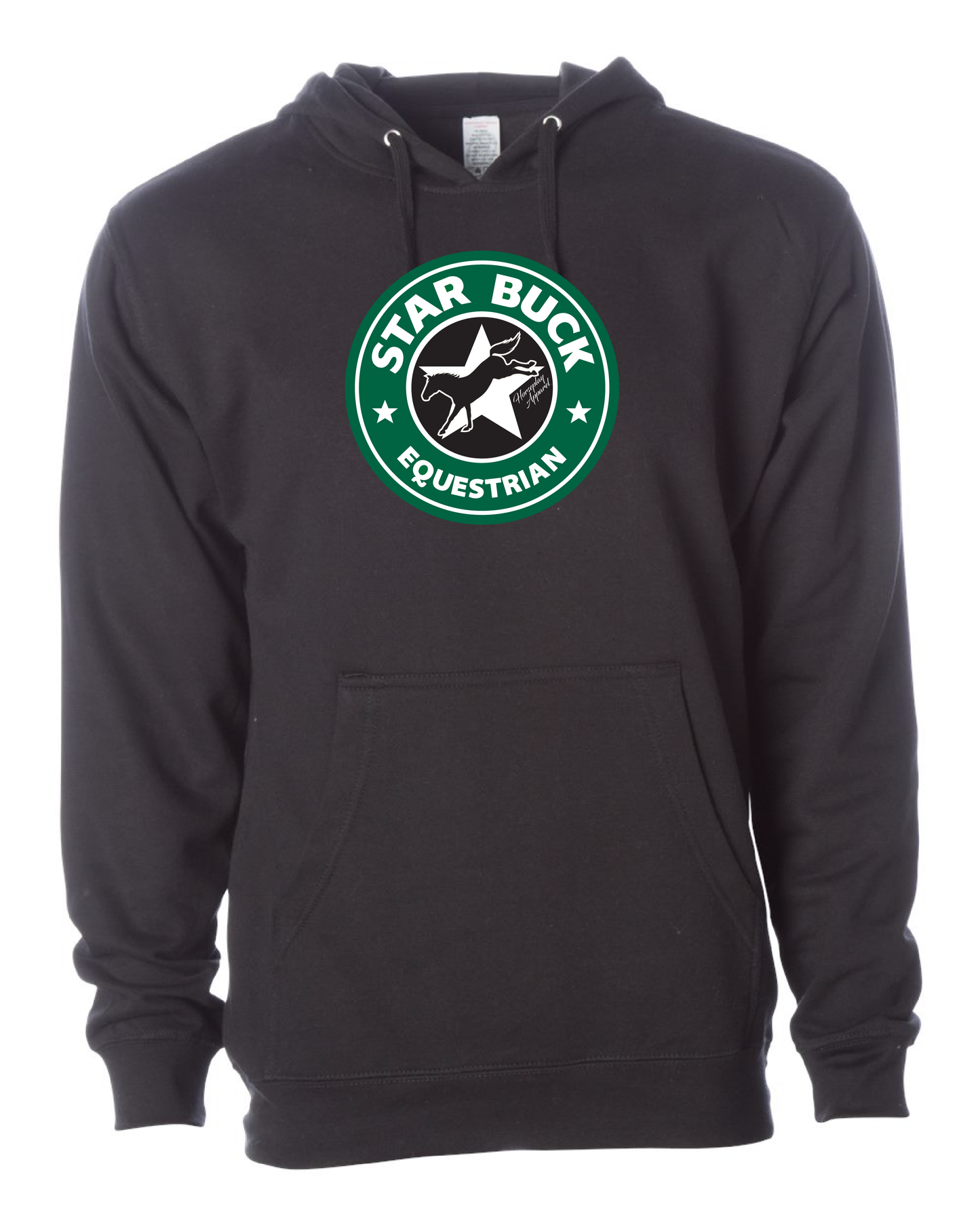 Starbuck Equestrian Hoodie: Black