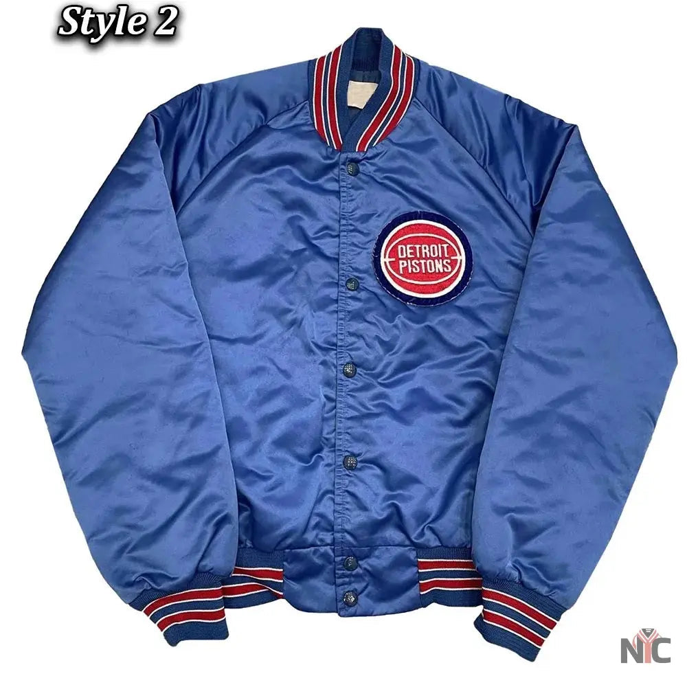 Starter 90’s NBA Detroit Pistons Blue Jacket.