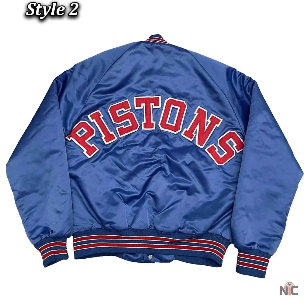 Starter 90’s NBA Detroit Pistons Blue Jacket.