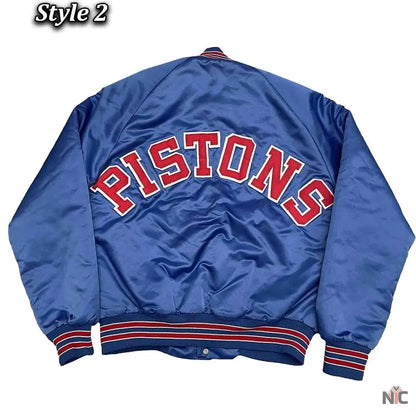 Starter 90’s NBA Detroit Pistons Blue Jacket.