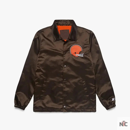Starter Browns Coach Jacket