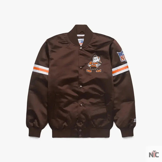 Starter Cleveland Browns Heavyweight Satin Jacket
