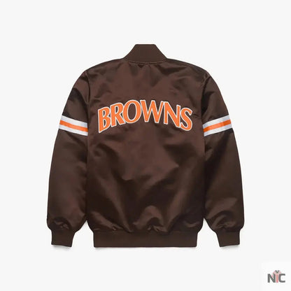 Starter Cleveland Browns Heavyweight Satin Jacket