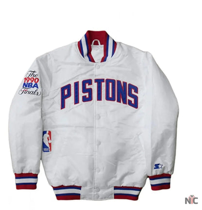 Starter Detroit Pistons NBA Satin Jacket