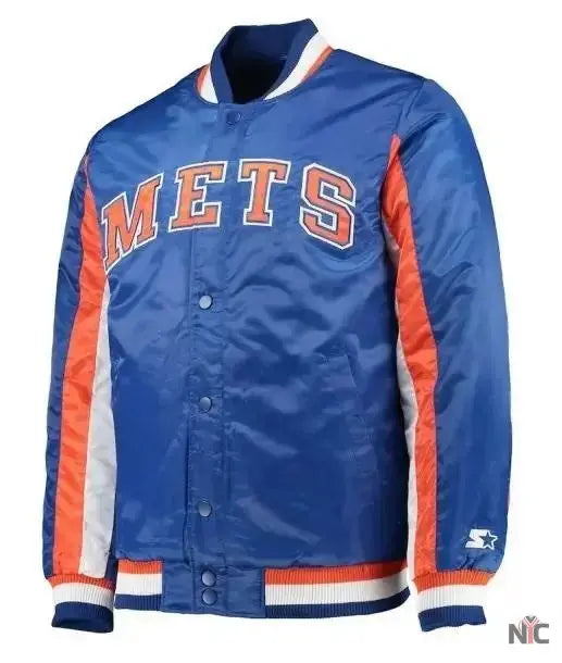 Starter New York Mets Full-snap Varsity Jacket