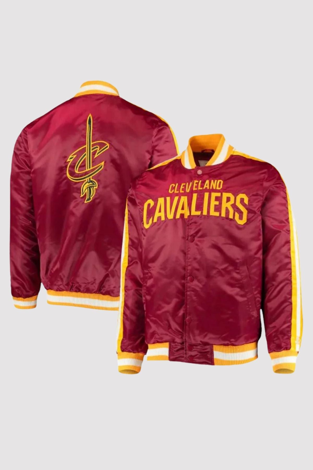 Starter Cleveland Cavaliers Maroon Varsity Jacket