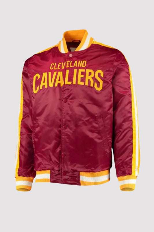 Starter Cleveland Cavaliers Maroon Varsity Jacket