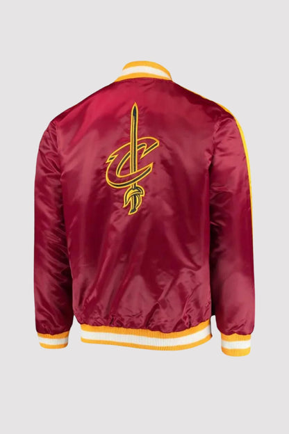 Starter Cleveland Cavaliers Maroon Varsity Jacket