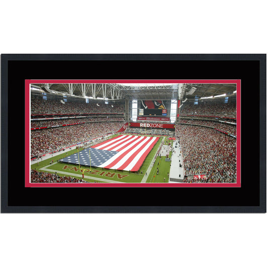 Framed State Farm Stadium Arizona Cardinals 16x24 Football Photo Professionally Matted