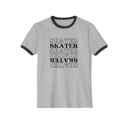 Statement Skater Unisex Cotton Ringer T-Shirt