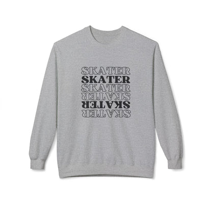 Statement Skater Unisex Fleece Crewneck Sweatshirt
