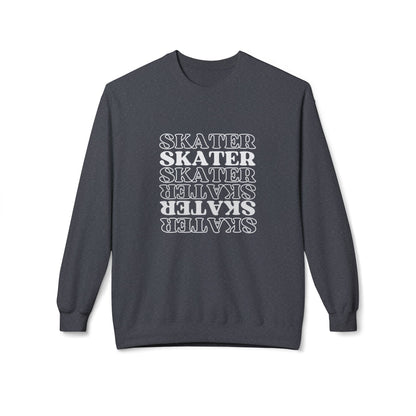 Statement Skater Unisex Fleece Crewneck Sweatshirt