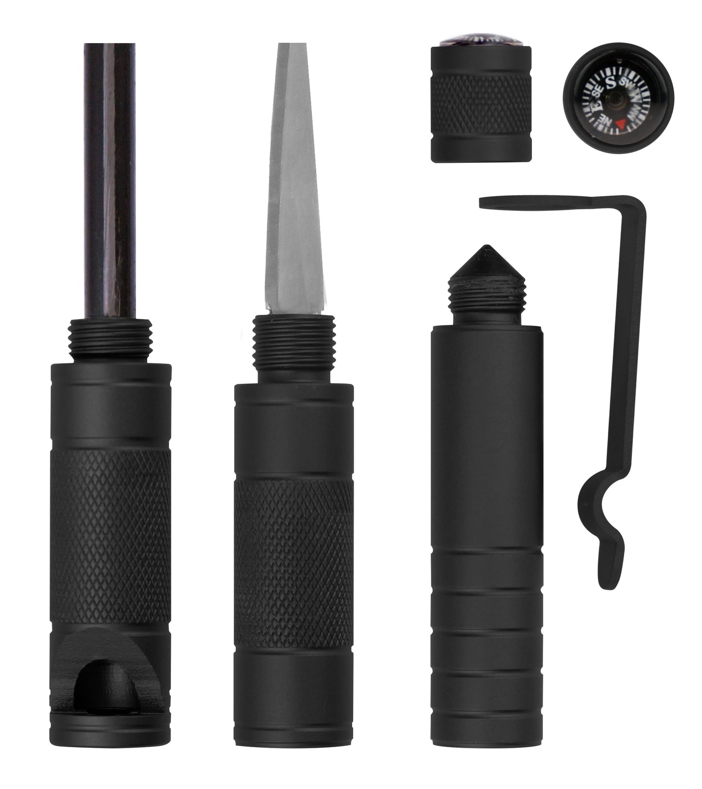 5 in 1 Survival Tool - Compact Tactical Pen