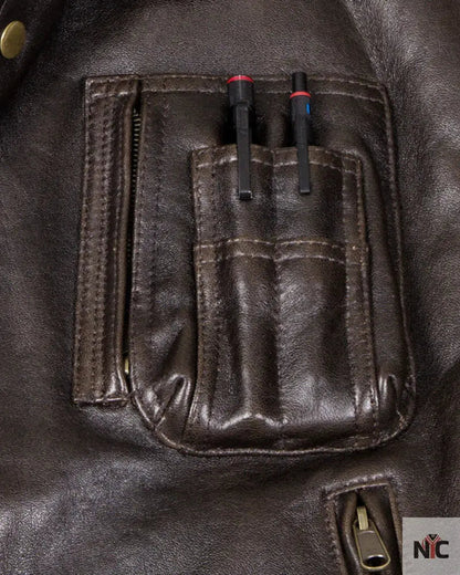 Stearman Leather Vest