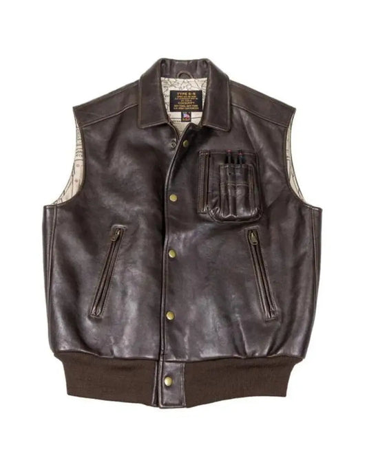 Stearman Leather Vest