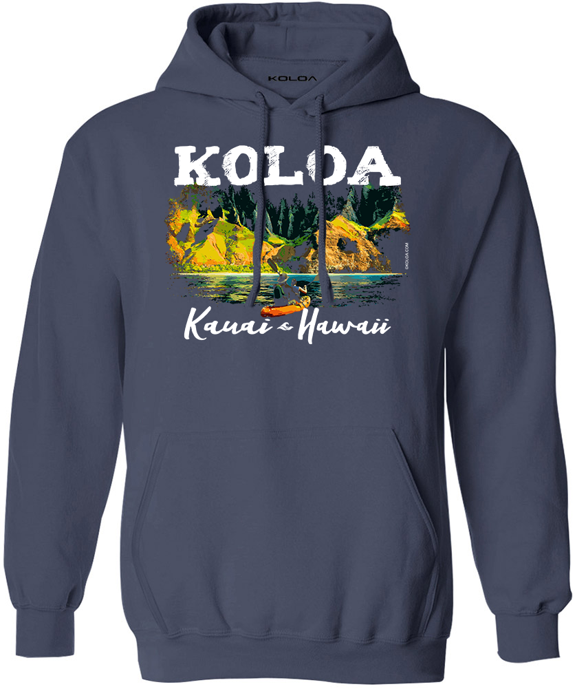 Koloa Kauai Coastline Hoodie