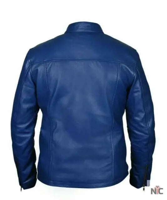 Steve McQueen Le Mans Gulf Racing Blue Jacket